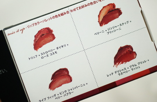 ナチュラルリップカラーの塗り方サンプル